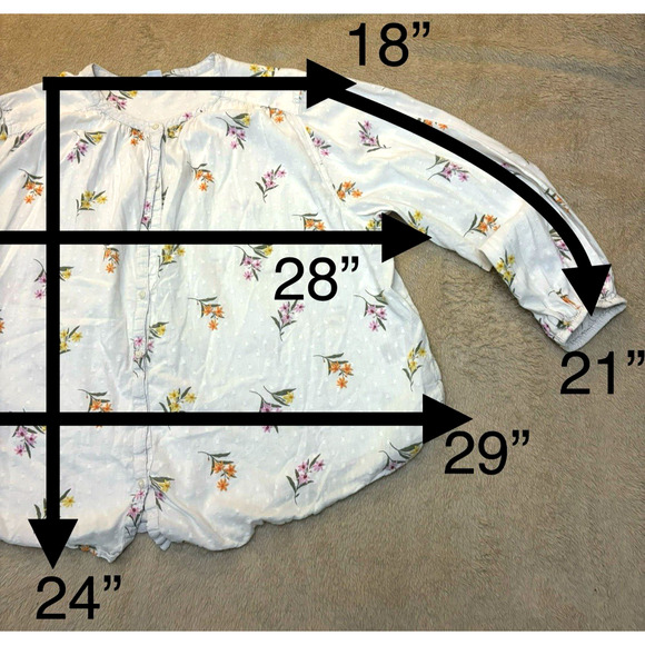 lot of 4 Old Navy Women's Size XL Tops Floral Bohemian - Picture 7 of 13